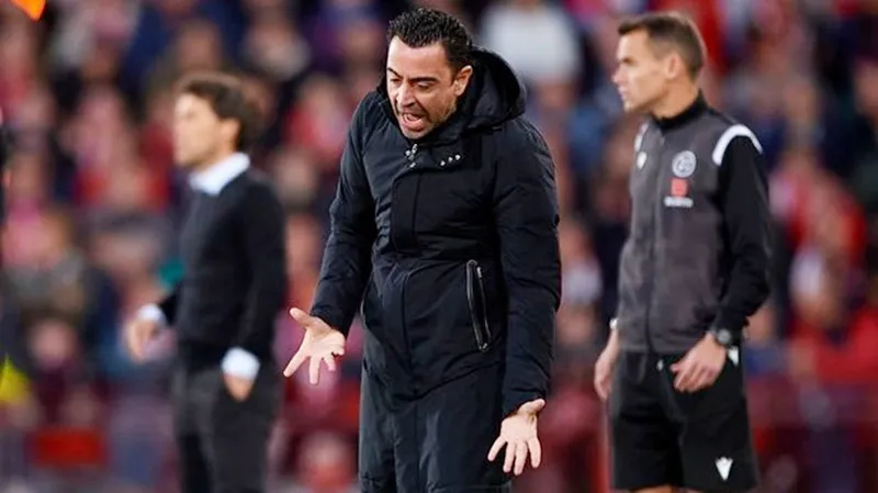 HLV Xavi đang chịu áp lực rất lớn dù về cơ bản Barcelona vẫn đang có vị trí rất tốt ở mùa này.