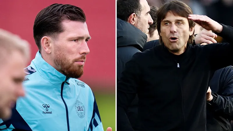 Pierre-Emile Hojbjerg là cầu thủ đầu tiên của Tottenham phản ứng công khai về phát biểu của HLV Antonio Conte.