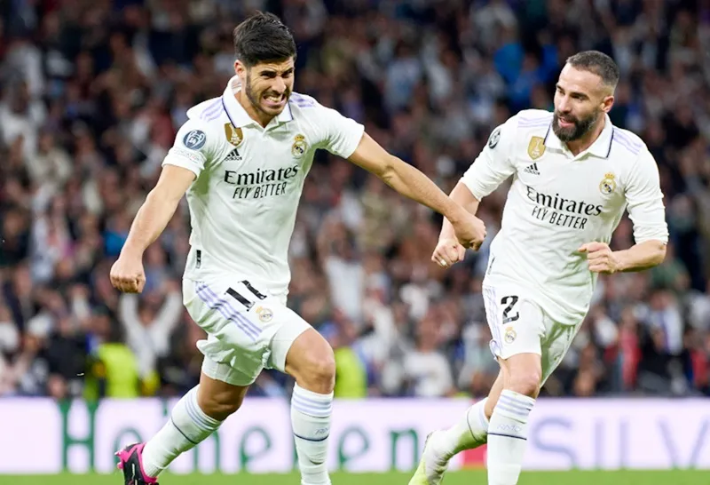 Marco Asensio ghi bàn quan trọng để tạo lợi thế lớn trước lượt về tứ kết.