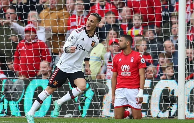 Antony đứng lên đảm nhận trọng trách dẫn dắt hàng công, giúp Man.United giành chiến thắng 2-0 trên sân Nottingham Forest.