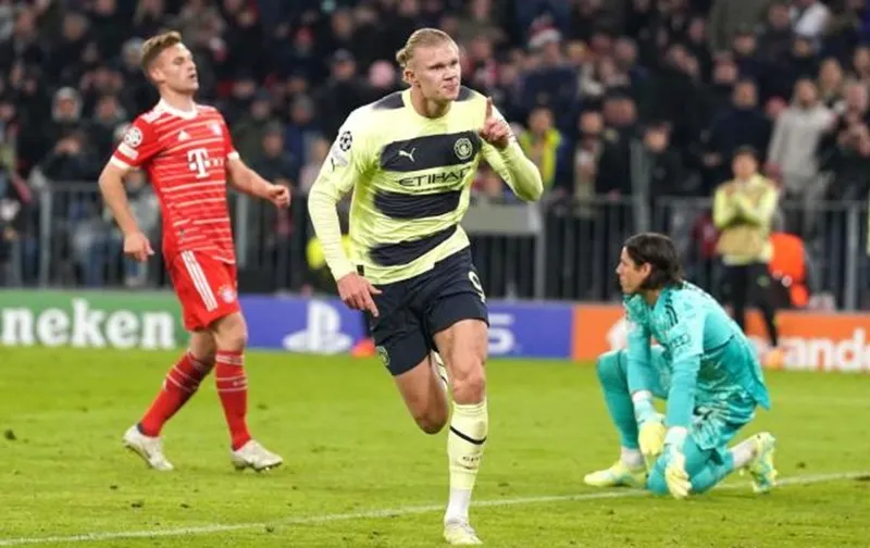 Erling Haaland ghi bàn thứ 48 trong mùa giải, giúp Man.City hòa 1-1 trên sân Bayern Munich trong trận tứ kết lượt về.