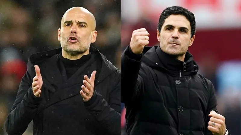 Pep Guardiola và Mikel Arteta đang sẵn sàng cho trận cầu quyết định cục diện cuộc đua.