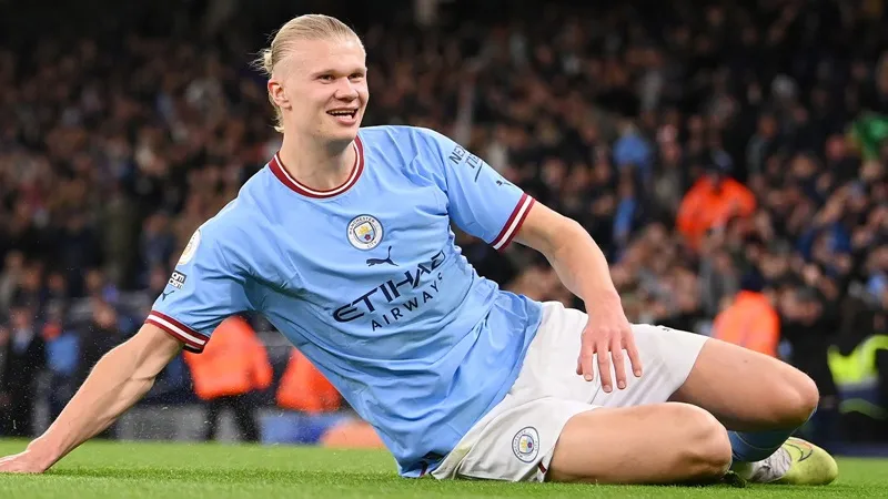 Erling Haaland đã ghi bàn thắng thứ 51 trong mùa giải này.