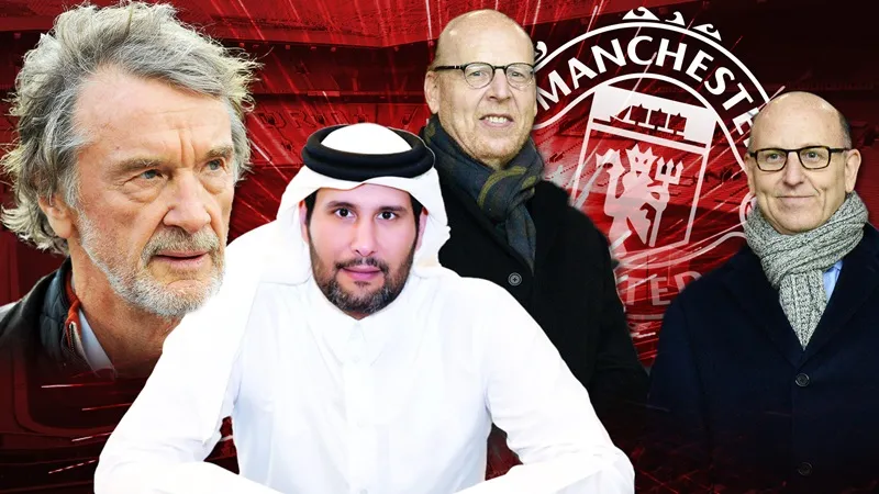Sheikh Jassim Bin Hamad Al Thani mạnh tay chi tiền nhưng Sir Jim Ratcliffe chiếm ưu thế vì xoáy vào “lòng tham” của gia đình Glazer.