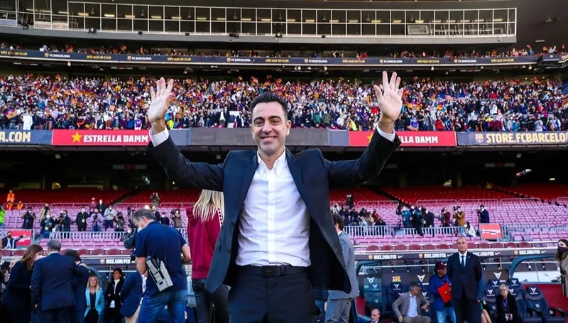 HLV Xavi Hernandez đang mang những thành công đầu tiên trở lại với sân Camp Nou.