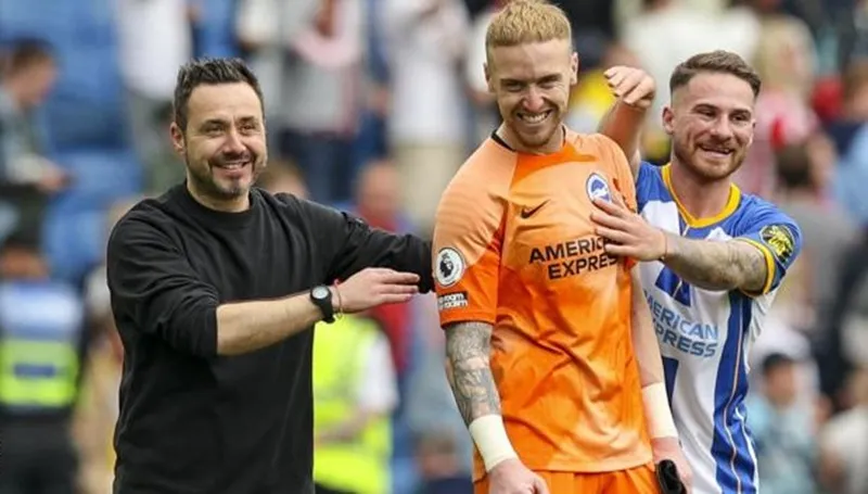 Đội bóng của HLV Roberto de Zerbi cũng đã đảm bảo suất tham dự Europa League mùa tới.