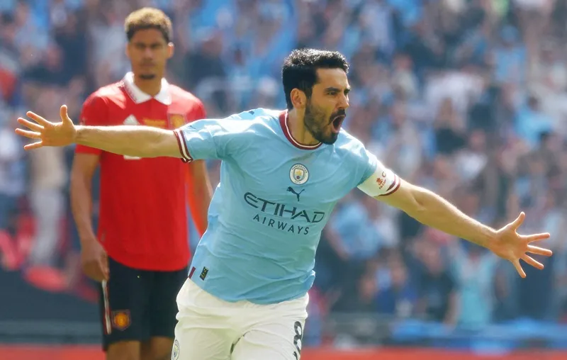 Tiền vệ Ilkay Gundogan đã tỏa sáng rực rỡ trong giai đoạn cuối mùa giải của Man.City.