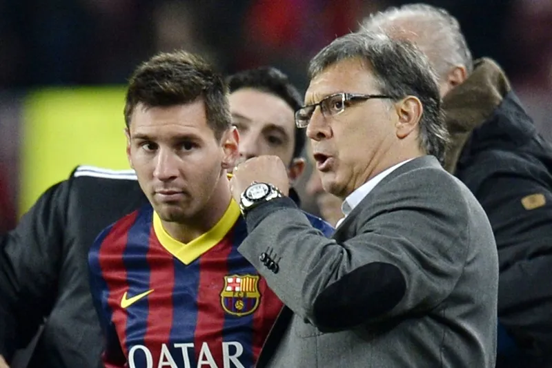 HLV Gerardo "Tata" Martino là thầy cũ của Lionel Messi tại Barcelona.