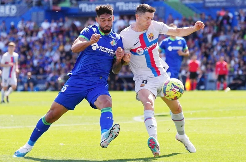 Barcelona bị thủ hòa 0-0 tại sân Coliseum Alfonso Perez của Getafe mùa qua.