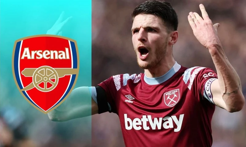 Declan Rice đang tập luyện một mình ở Bồ Đào Nha trong khi chờ kết thúc vụ chuyển nhượng. 