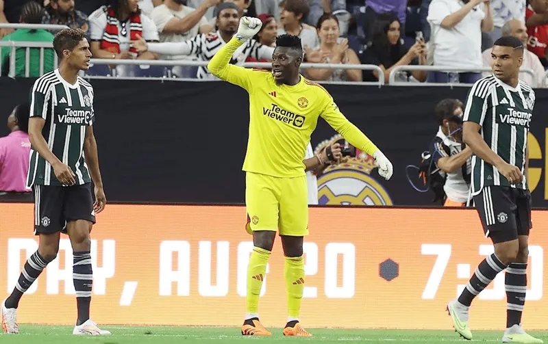 Andre Onana có màn ra mắt khá tốt hôm thứ Năm dù Man.United thua Real Madrid 0-2.