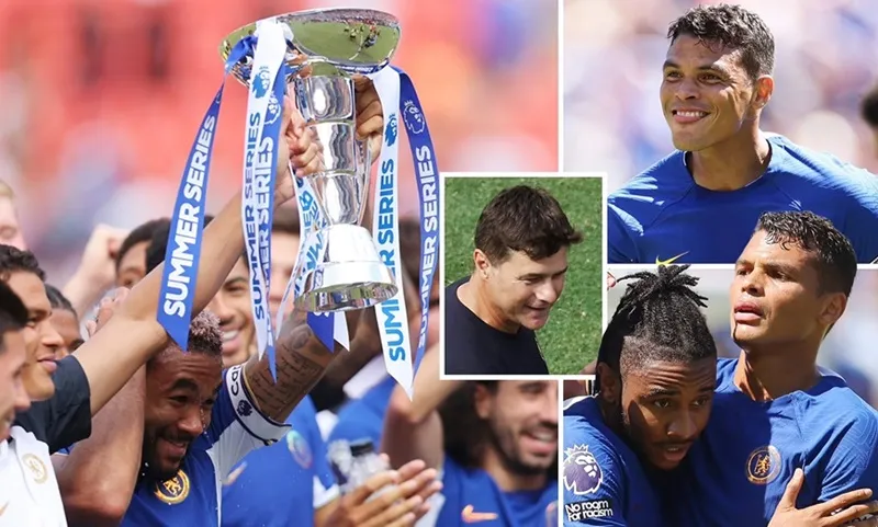 Tân HLV Mauricio Pochettino đã giành chiếc cúp đầu tiên khi triều đại của ông cùng Chelsea đang khởi đi rất thuận lợi.