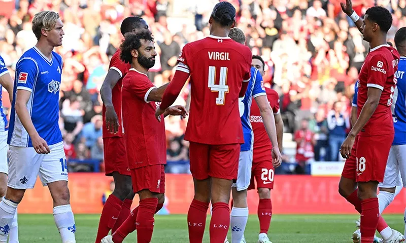 Liverpool kết thúc lịch trình trước mùa giải bằng chiến thắng 3-1 trước SV Darmstadt 98.