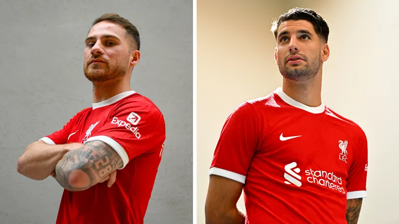 Tân binh Alexis Mac Allister và Dominik Szoboszlai hy vọng mang lại sự tươi mới giữa sân. Tân binh Alexis Mac Allister và Dominik Szoboszlai hy vọng mang lại sự tươi mới giữa sân.