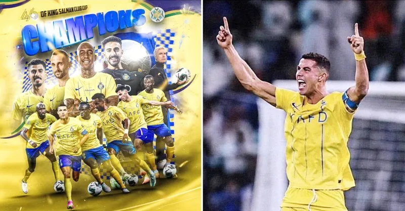Cristiano Ronaldo ghi 2 bàn để dẫn dắt Al-Nassr đến danh hiệu Arab Club Champions Cup.