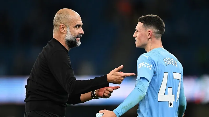 HLV Pep Guardiola phần nào an tâm Phil Foden có thể khỏa lấp sự thiếu vắng Kevin De Bruyne.