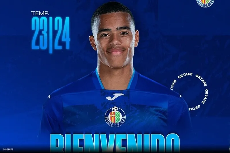 Tiền đạo trẻ Mason Greenwood gia nhập Getafe theo dạng cho mượn.