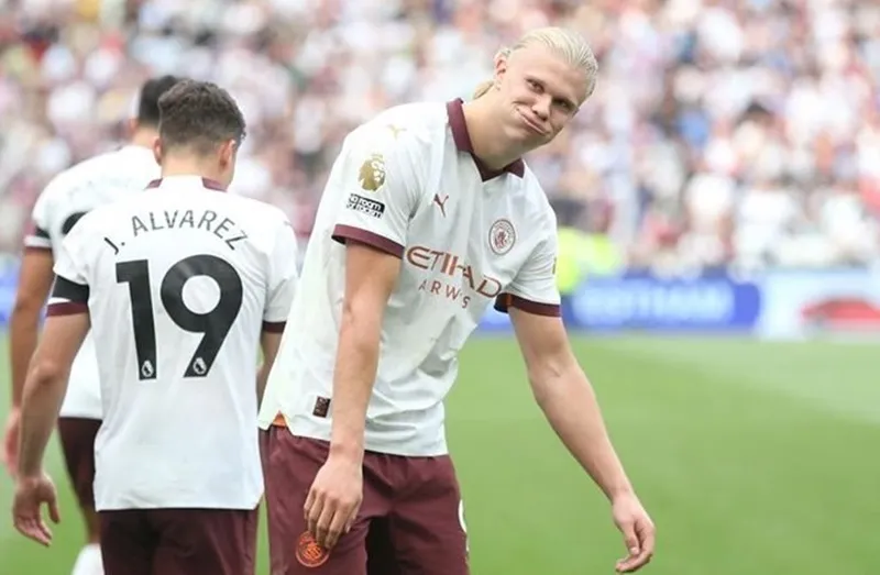 Erling Haaland đang thấy tỷ lệ chuyển đổi cơ hội đã giảm nhiều so với mùa giải trước. 