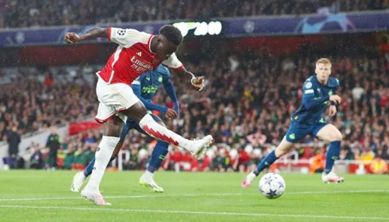 Bukayo Saka hy vọng có thể sẵn sàng để bổ sung năng lượng trong tấn công. Bukayo Saka hy vọng có thể sẵn sàng để bổ sung năng lượng trong tấn công.