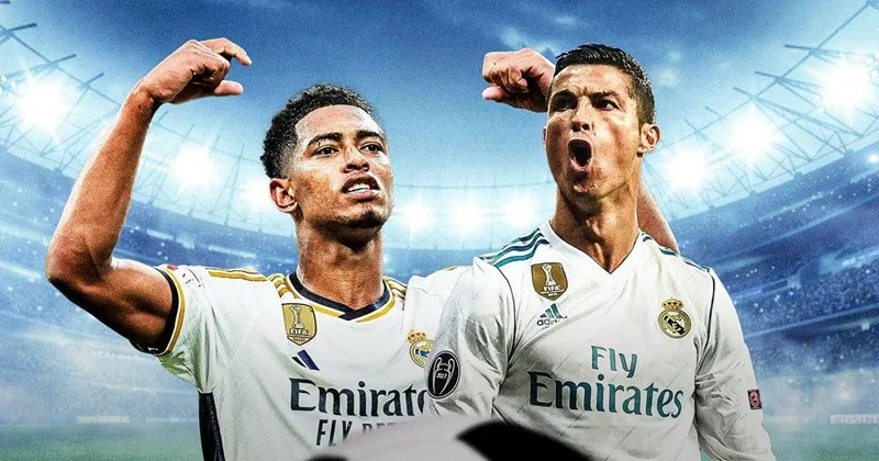 Jude Bellingham sánh ngang Cristiano Ronaldo về số bàn thắng ghi được trong khởi đầu tại Real Madrid.