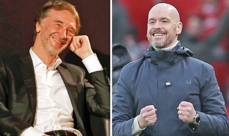 HLV Erik ten Hag được đảm bảo vẫn là một phần quan trọng trong kế hoạch của Sir Jim Ratcliffe.
