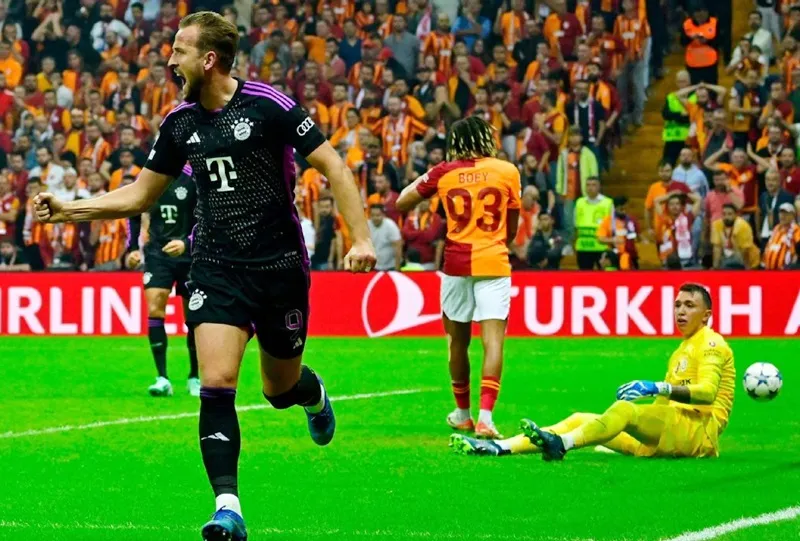 Harry Kane tung đòn kết liễu giúp Bayern Munich đánh bại chủ nhà Galatasaray với tỷ số 3-1.