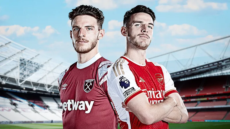 Declan Rice lần đầu trở lại đối đầu đội bóng cũ West Ham sau khi chia tay vào mùa hè với giá 105 triệu bảng.