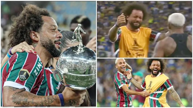 Marcelo bật khóc sau khi giúp CLB thời thơ ấu lần đầu nếm trải vinh quang cao nhất Nam Mỹ ở cấp độ CLB.