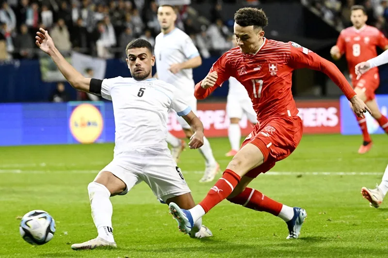 Israel hòa 1-1 trước Thụy Sĩ và ngăn đối thủ giành tấm vé sớm vào vòng chung kết tại Đức.