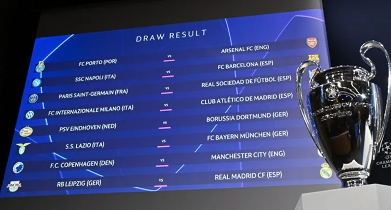 Đương kim vô địch Man.City chỉ gặp FC Copenhagen ở vòng 1/8 Champions League mùa này