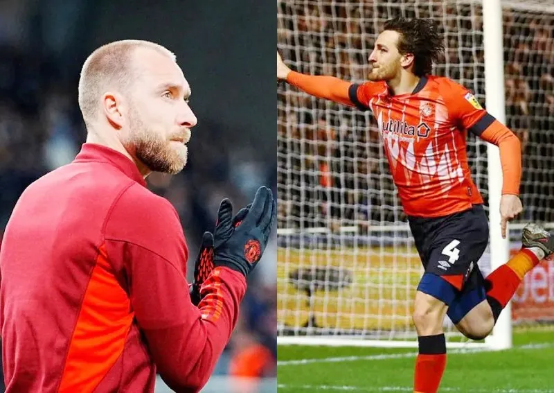 Christian Eriksen đã gửi tin nhắn hỗ trợ tới đội trưởng Tom Lockyer của Luton Town sau ca ngừng tim.