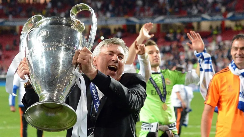 Ancelotti là một trong những HLV xuất sắc nhất mọi thời đại với 4 chức vô địch Champions League. ancelotti1-3750.jpg