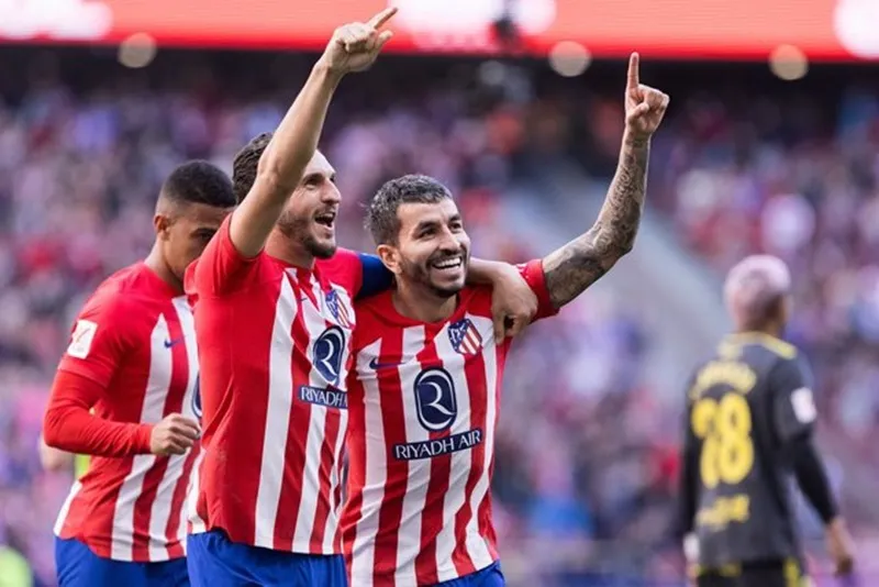 Atletico Madrid kết thúc chuỗi 3 trận không thắng khi đè bẹp Las Palmas 5-0 trên sân nhà. angel-correa-2519.jpg