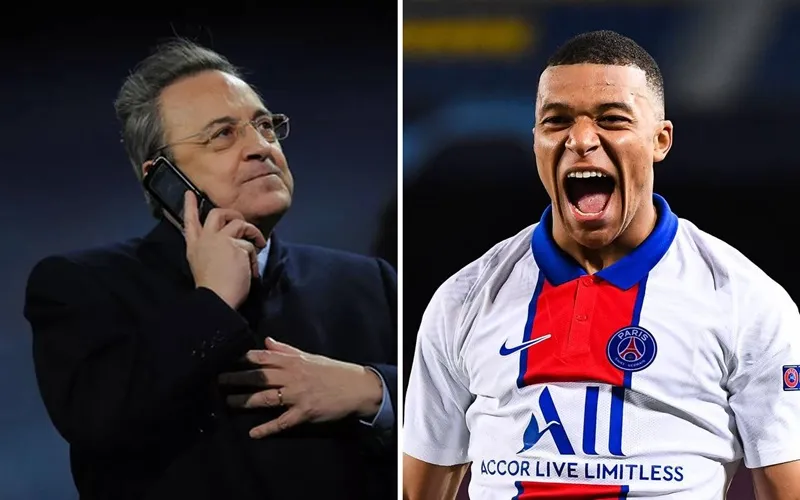 Chủ tịch Florentino Perez có thể tập trung hoàn thành thương vụ lớn nhất mùa hè tới Kylian Mbappe.