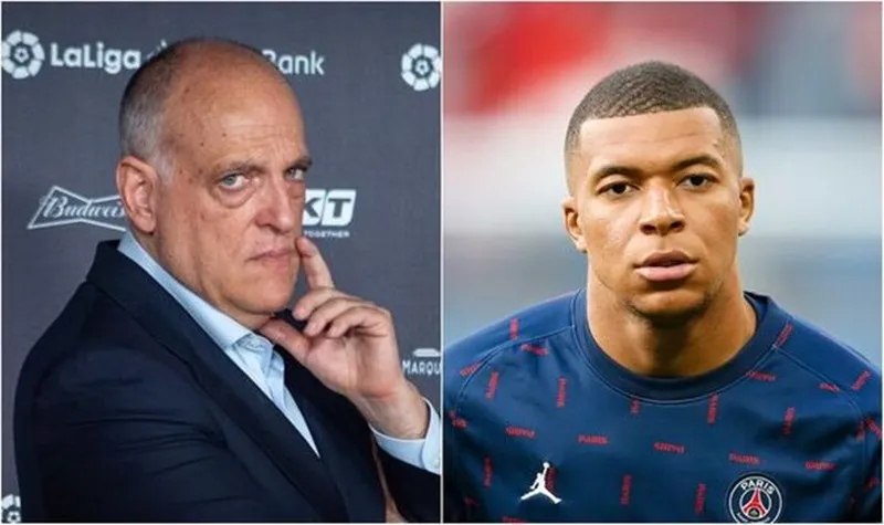 Javier Tebas tuyên bố có “99% khả năng” Kylian Mbappe gia nhập Real Madrid vào mùa hè.