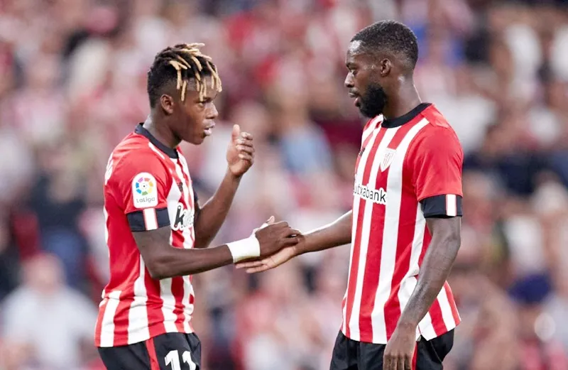 Anh em Inaki và Nico Williams đã hợp sức ghi bàn và kiến tạo giúp Athletic Bilbao chiến thắng. nico-williams-9535.jpg