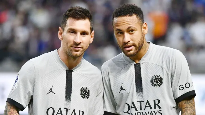 Neymar và Lionel Messi trong lần chơi cạnh nhau gần nhất ở Paris Saint-Germain.