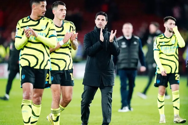HLV Mikel Arteta khi Arsenal là đội duy nhất thắng trận thứ 7 liên tiếp tại Premier League trong năm mới. thomas-partey-5010.jpg