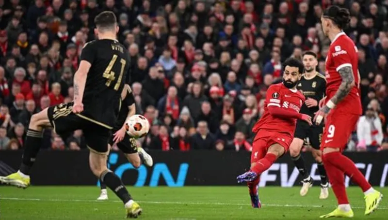 Quả là ác mộng cho Sparta Prague khi đối mặt đẳng cấp của Mohamed Salah và Liverpool.