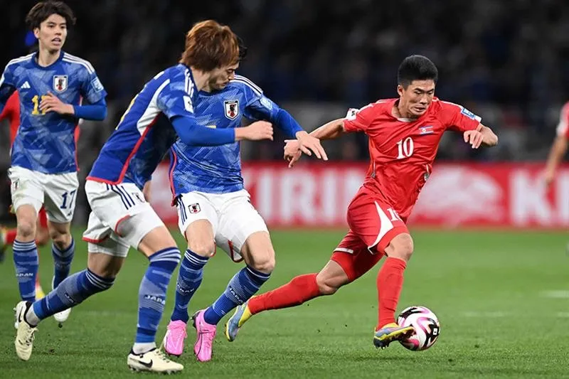 Triều Tiên thua Nhật Bản 0-1 ở lượt đi tại Tokyo hôm 21-3