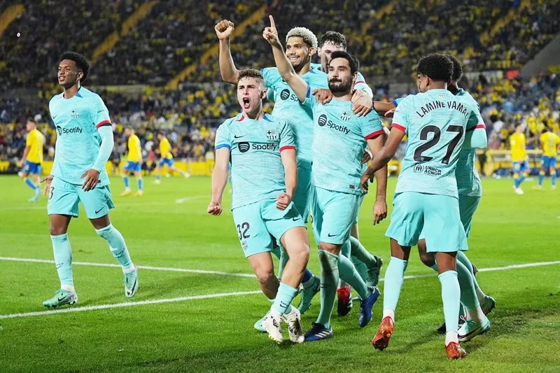 Barcelona lạc quan hoàn thành cú đúp chiến thắng trước Las Palmas ở mùa này. Barcelona.jpg