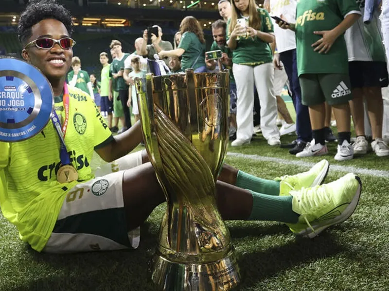 Endrick giành một danh hiệu khác với CLB Palmeiras trước khi gia nhập Real Madrid.