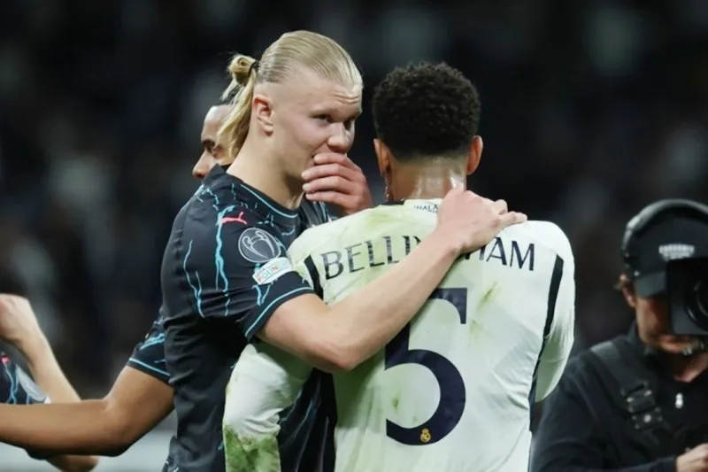 Bellingham và Haaland đều chơi kém trong lần đối đầu gần nhất ở Champions League. Jude Bellingham1.jpg
