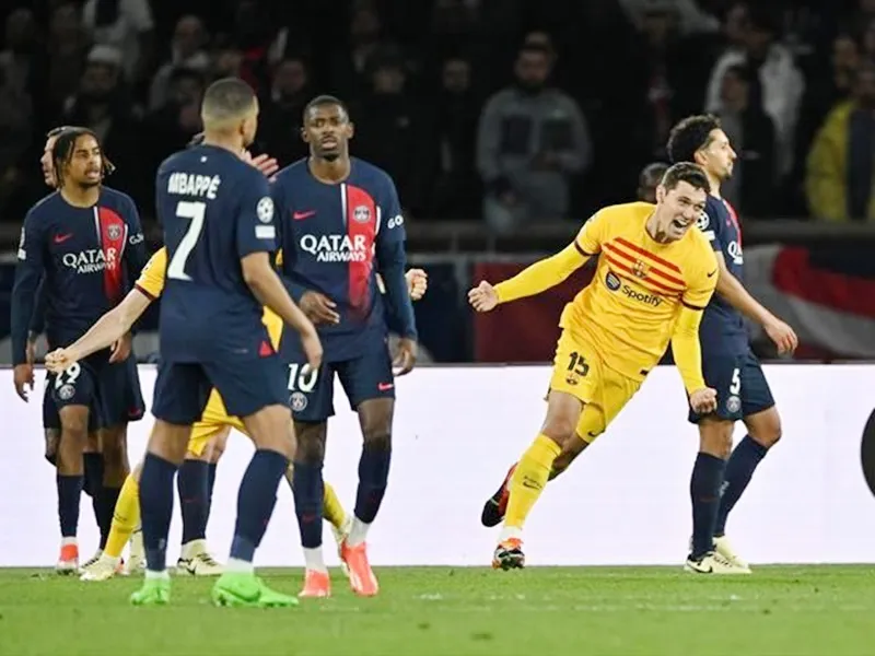 Barcelona không thua sau 13 trận gần nhất bao gồm chiến thắng 3-2 tại PSG ở lượt đi. Barcelona.jpg