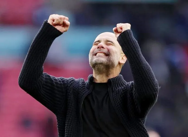 Man.City ra sân ở bán kết FA Cup đối đầu Chelsea chưa đầy 3 ngày sau khi vắt cạn sức lực ở Champions League. Guardiola.jpg