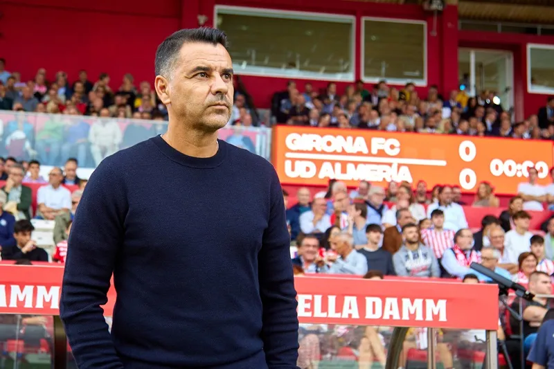 HLV Michel Sanchez khẳng định mục tiêu của Girona là giành suất dự Champions League. Michel Sanchez 1.jpg