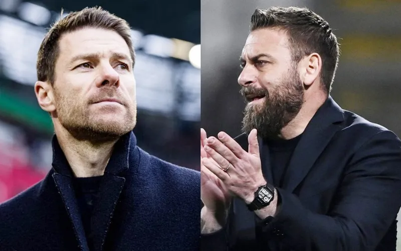 HLV Daniele De Rossi quyết ngăn cản đoàn quân của HLV Xabi Alonso hoàn thành mùa giải bất bại. Roma1.jpg