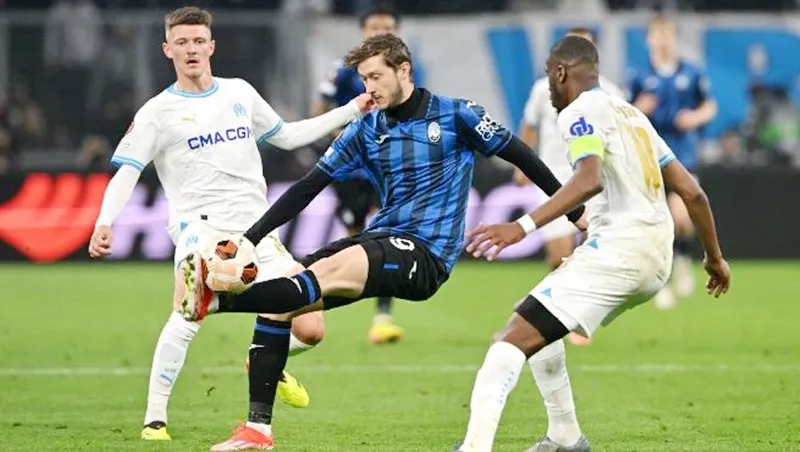 Ở trận bán kết còn lại Atalanta đã hòa 1-1 trên sân Marseille. Marseille.jpg