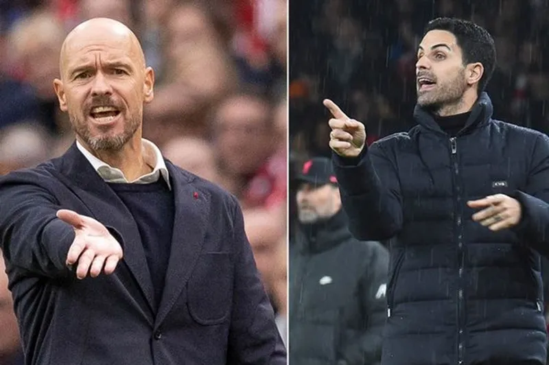 HLV Arteta bày tỏ sự ngưỡng mộ và khẳng định Ten Hag là một nhà cầm quân xuất sắc. Erik ten Hag1.jpg