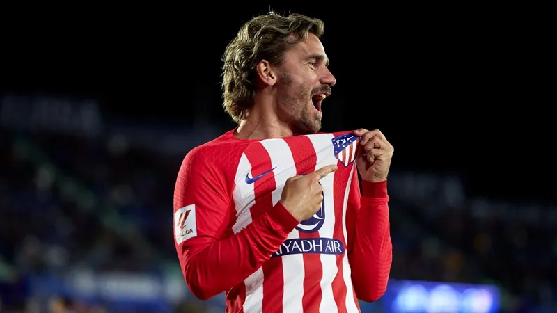 Antoine Griezman ghi cú hat-trick thứ hai trong mùa giải. Getafe1.jpg